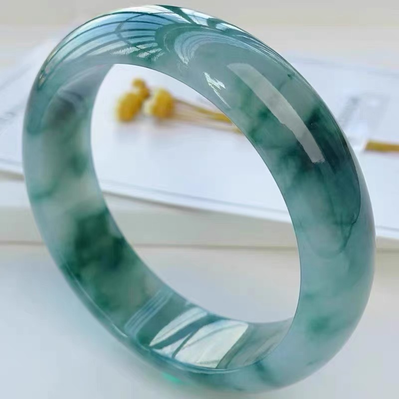 Bracelets - Eis-Jadeit-Armband aus Myanmar, ein Geschenk für