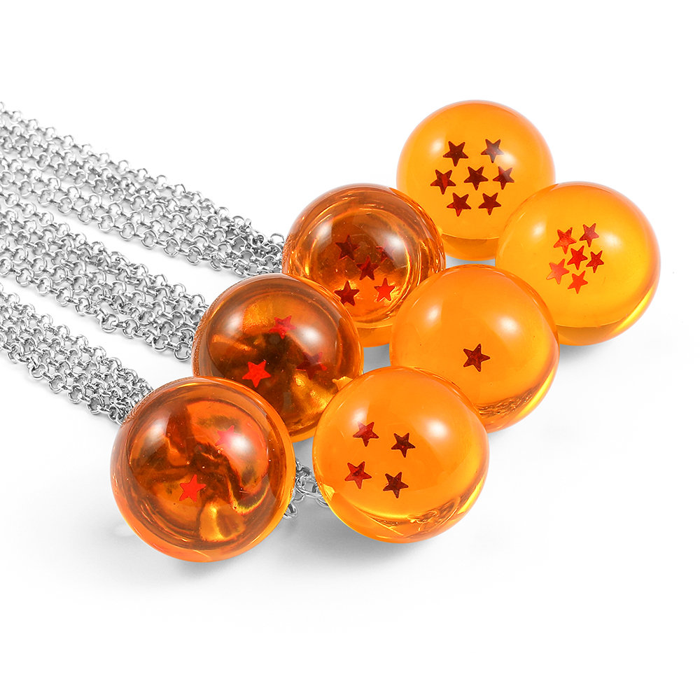 Anime Pendant Necklace - Dragon Ball Serie Halsketten-Anhänger 1-7 Sterne