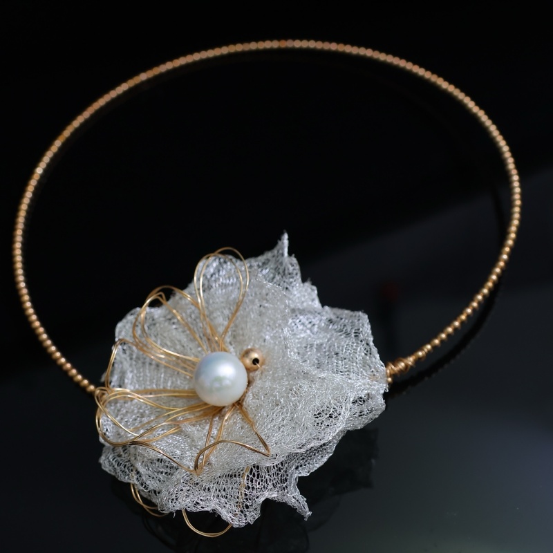 Pearl Choker Necklace Vintage - SGARIT Mode Frauen Vintage K Gold