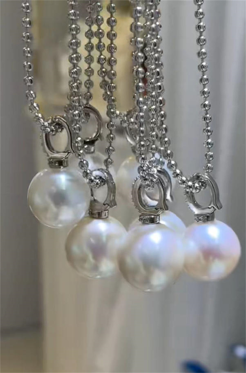 Pearl Choker Necklace Vintage - Klassische Elegante Natürliche Weiße Perle Halskette