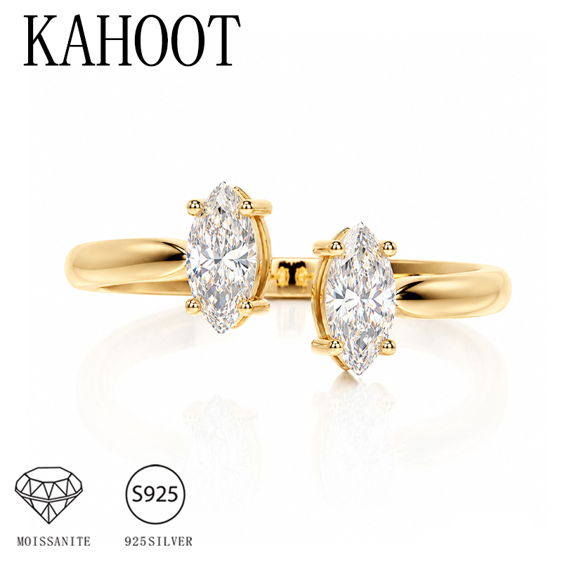 Moissanite Engagement Ring 1 Carat - Ein 1-Karat-Ring aus 925er Sterlingsilber mit
