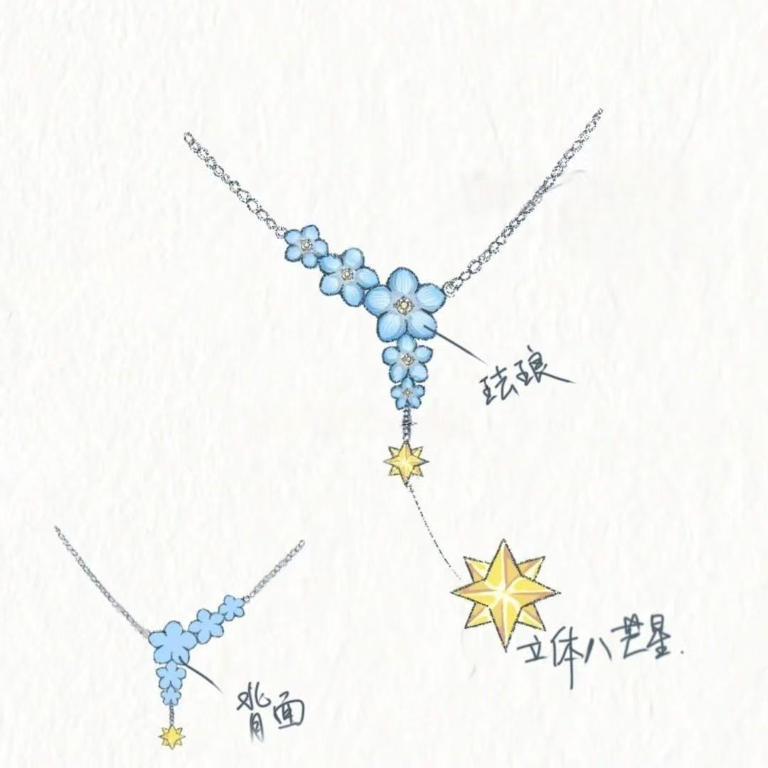 Anime Pendant Necklace - Love and Deepspace Xavier Anhänger Halskette