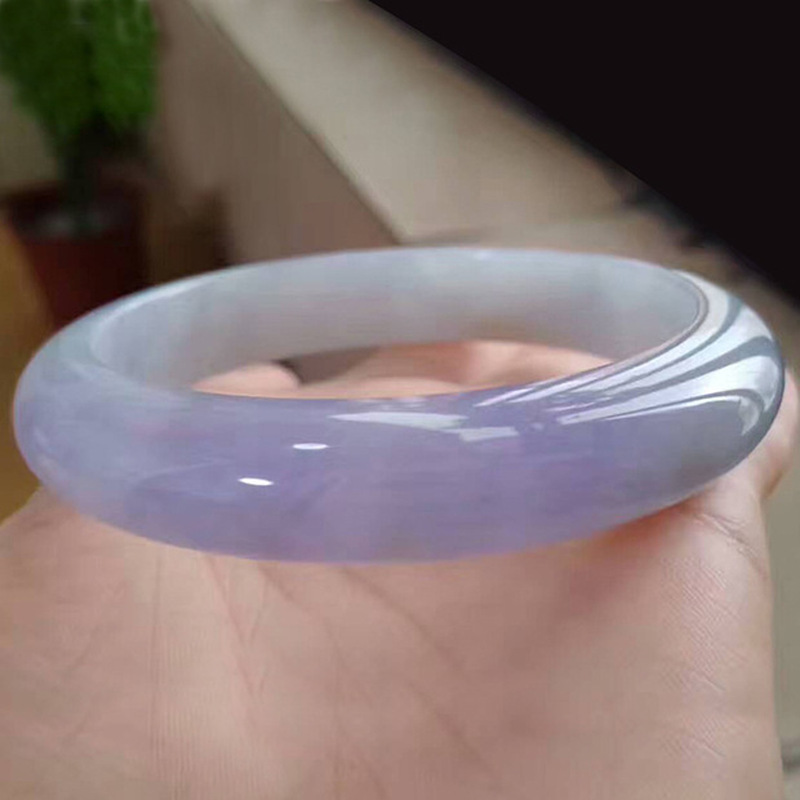 Bracelets - Natürliches, altes burmesisches Jadeit-Armband aus einer