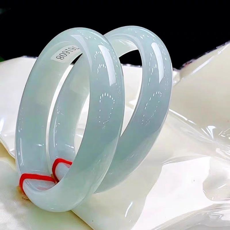 Bracelets - Old Mine Icy Burmese Armband, hellgrüner