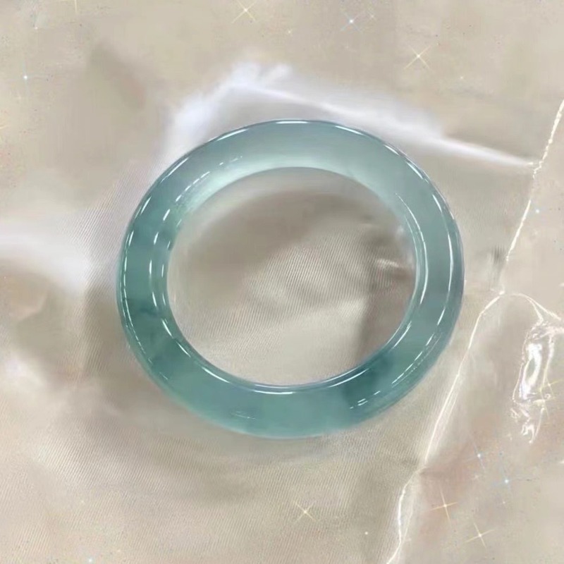 Bracelets - Natürliches, hochwertiges Eis mit Blumenmustern, burmesisches