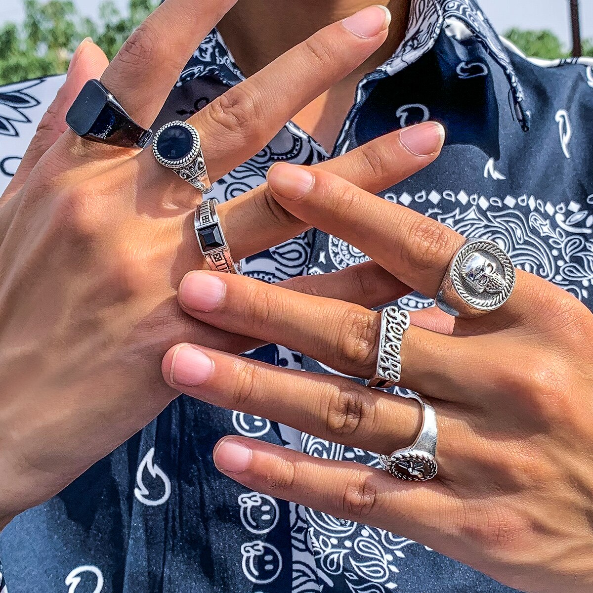 6 Teile/satz Goth Vintage Skel – Vintage Punk Knuckle Rings Set Bewertung und Preis