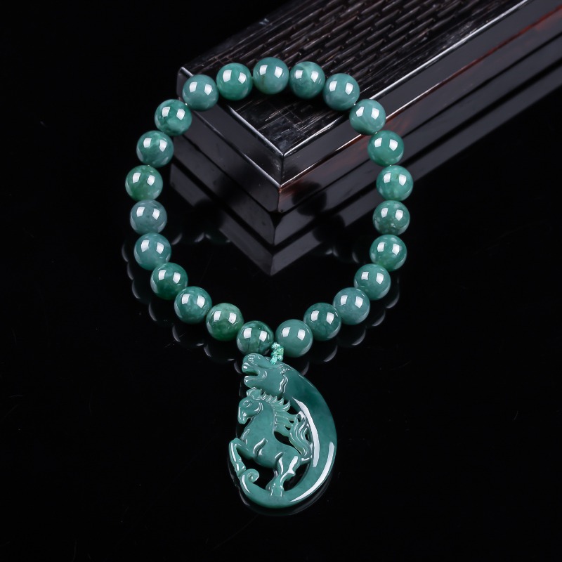 Natürliches Jadeit Blauwasser- – Bracelets Bewertung und Preis