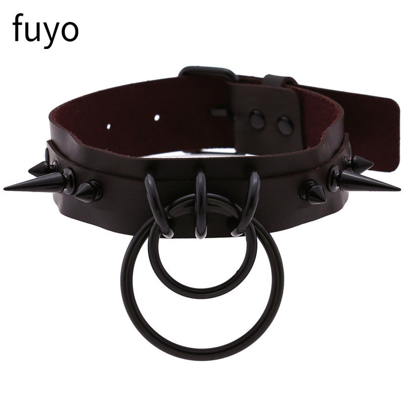 Punk Glocken Schwarz Spike Hal – Goth Punk Spike Choker Bewertung und Preis
