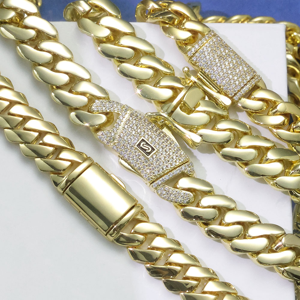 ESKEEM Hochglanzpolierte Monac – Cuban Link Chain 12Mm Bewertung und Preis