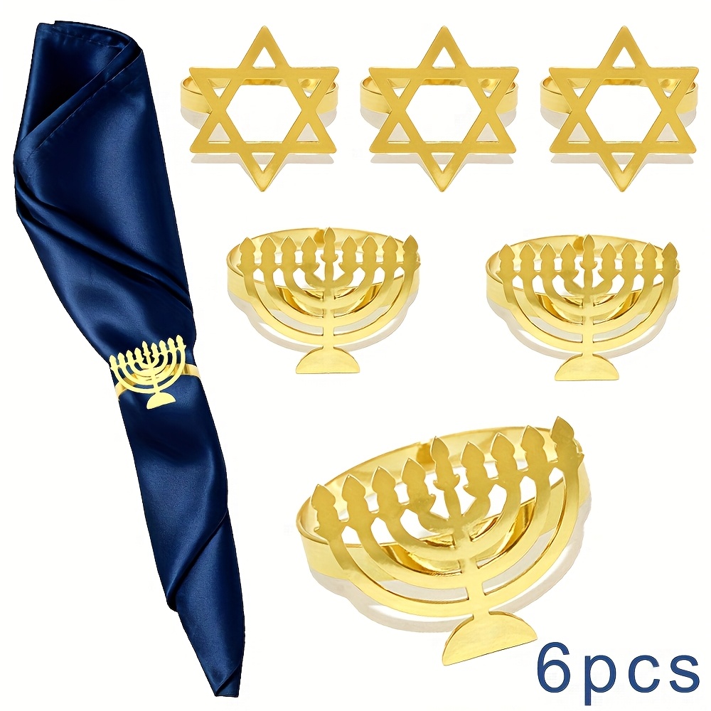 6-teiliges Chanukka-Menora-Ser – Rings Bewertung und Preis