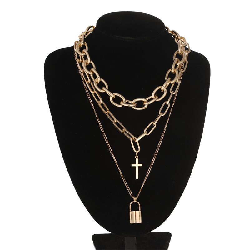 FNQUFUJ Layered Grunge ästheti – Layered Pendant Necklace Aesthetic Bewertung und Preis