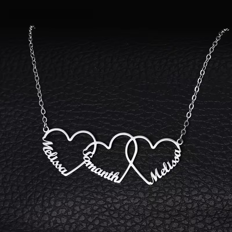 Personalisierte ineinandergrei – Custom Name Necklace Stainless Steel Bewertung und Preis