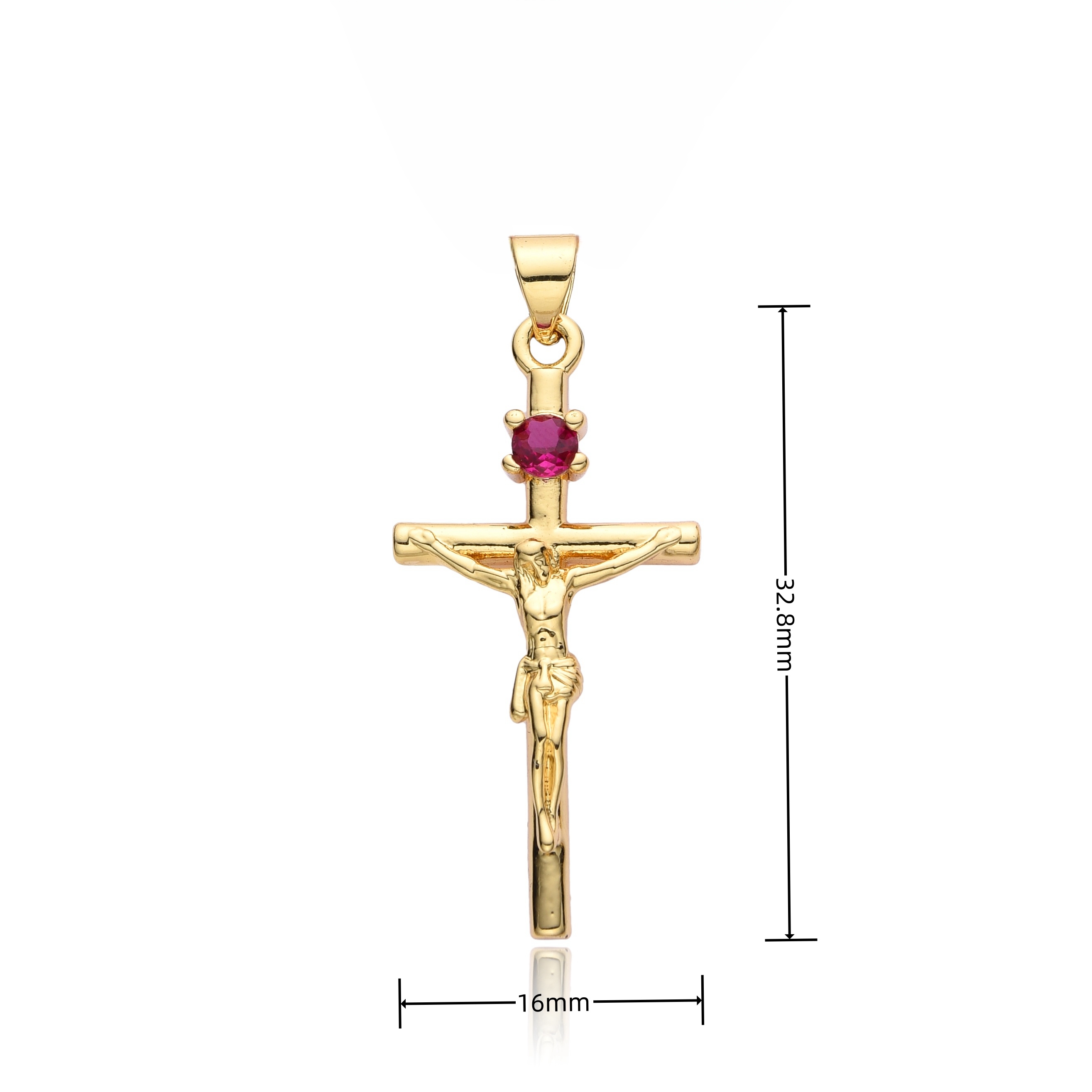 Mode mikro-eingelegte Zirkon K – Cross Pendant Necklace Gold Bewertung und Preis