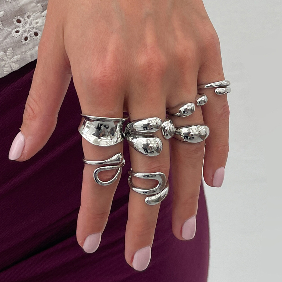DIEZI Ein Satz Mode Hohl Geome – Vintage Punk Knuckle Rings Set Bewertung und Preis