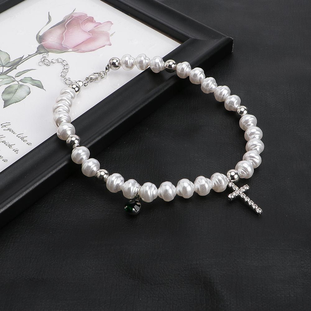Vintage Anhänger Kristall Kreu – Pearl Choker Necklace Vintage Bewertung und Preis