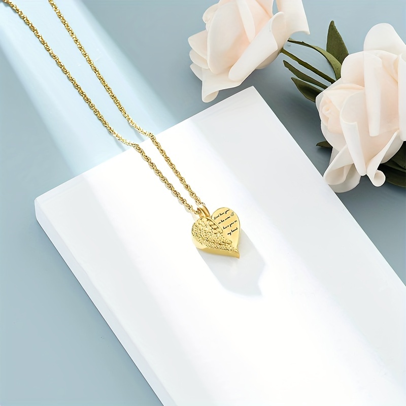 Liebe Herz Urne Halskette für  – Heart Locket Necklace Photo Bewertung und Preis