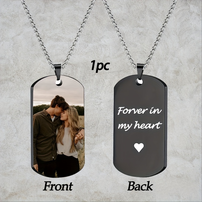 Personalisierte Bildanhänger-H – Custom Name Necklace Stainless Steel Bewertung und Preis