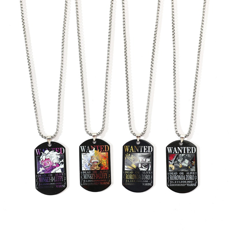One Piece Luffy Zoro 3 Milliar – Custom Name Necklace Stainless Steel Bewertung und Preis