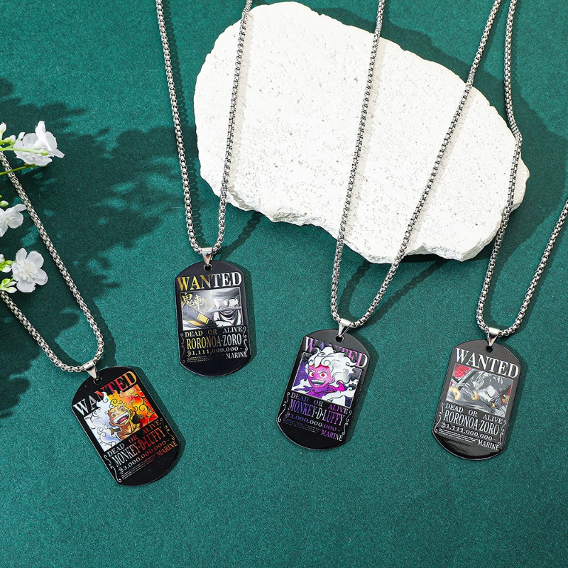 One Piece Luffy Zoro 3 Milliar – Custom Name Necklace Stainless Steel Bewertung und Preis