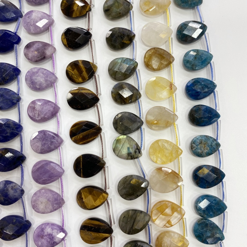 13x18mm Facettierte Tropfenför – Crystal Pendant Necklace Natural Stone Bewertung und Preis