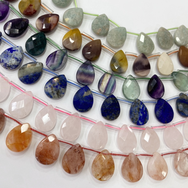13x18mm Facettierte Tropfenför – Crystal Pendant Necklace Natural Stone Bewertung und Preis