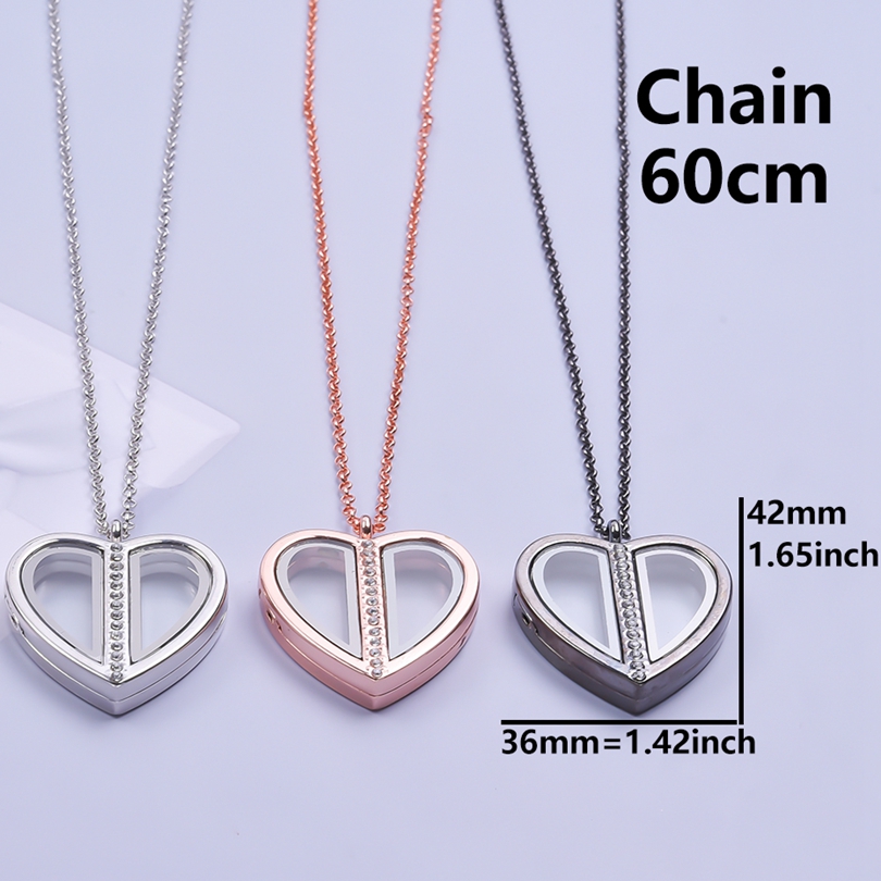 Magnet Herz Medaillon Halskett – Heart Locket Necklace Photo Bewertung und Preis