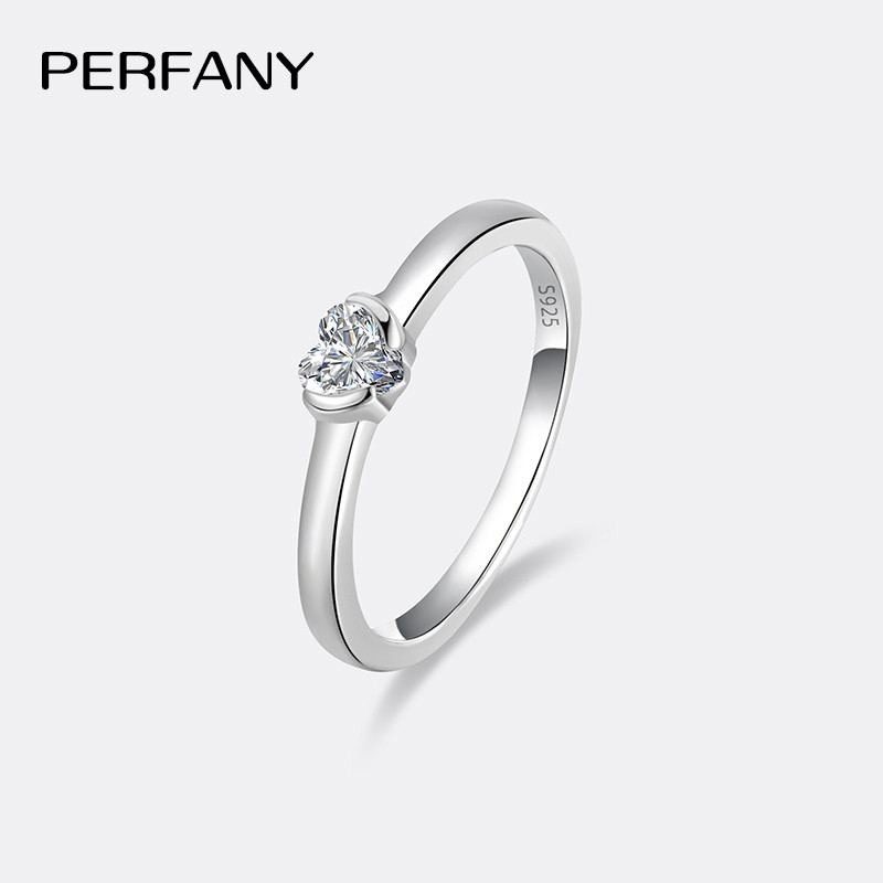 PERFANY 0,3 CT Herzschliff Moi – Moissanite Engagement Ring 1 Carat Bewertung und Preis