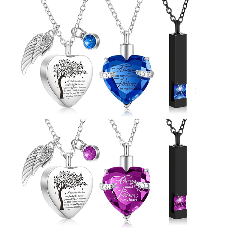 3-teiliges Urnen-Halskette für – Heart Locket Necklace Photo Bewertung und Preis