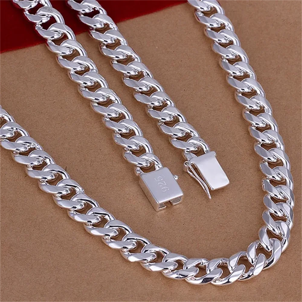 20-24 Zoll 925 Sterling Silber – 925 Sterling Silver Chain Necklace Men Bewertung und Preis