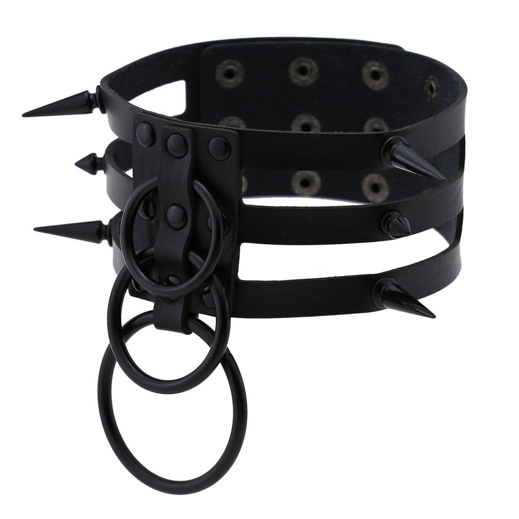 Mode Frauen Männer Schwarz Nie – Goth Punk Spike Choker Bewertung und Preis