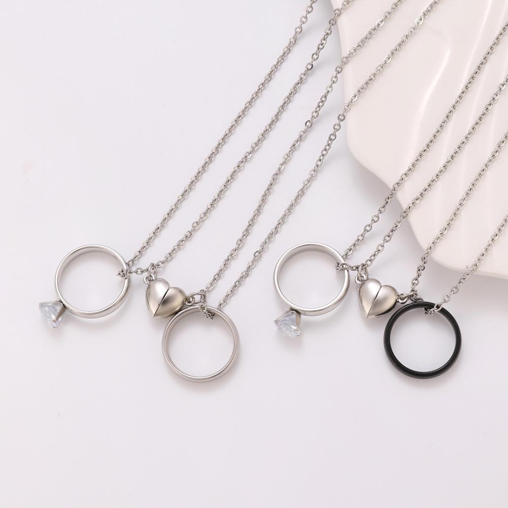 Ring-Anhänger-Halskette, magne – Magnetic Couple Matching Necklaces Bewertung und Preis