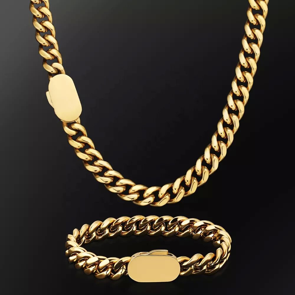 6-12mm Breite neuen Stil Edels – Cuban Link Chain 12Mm Bewertung und Preis