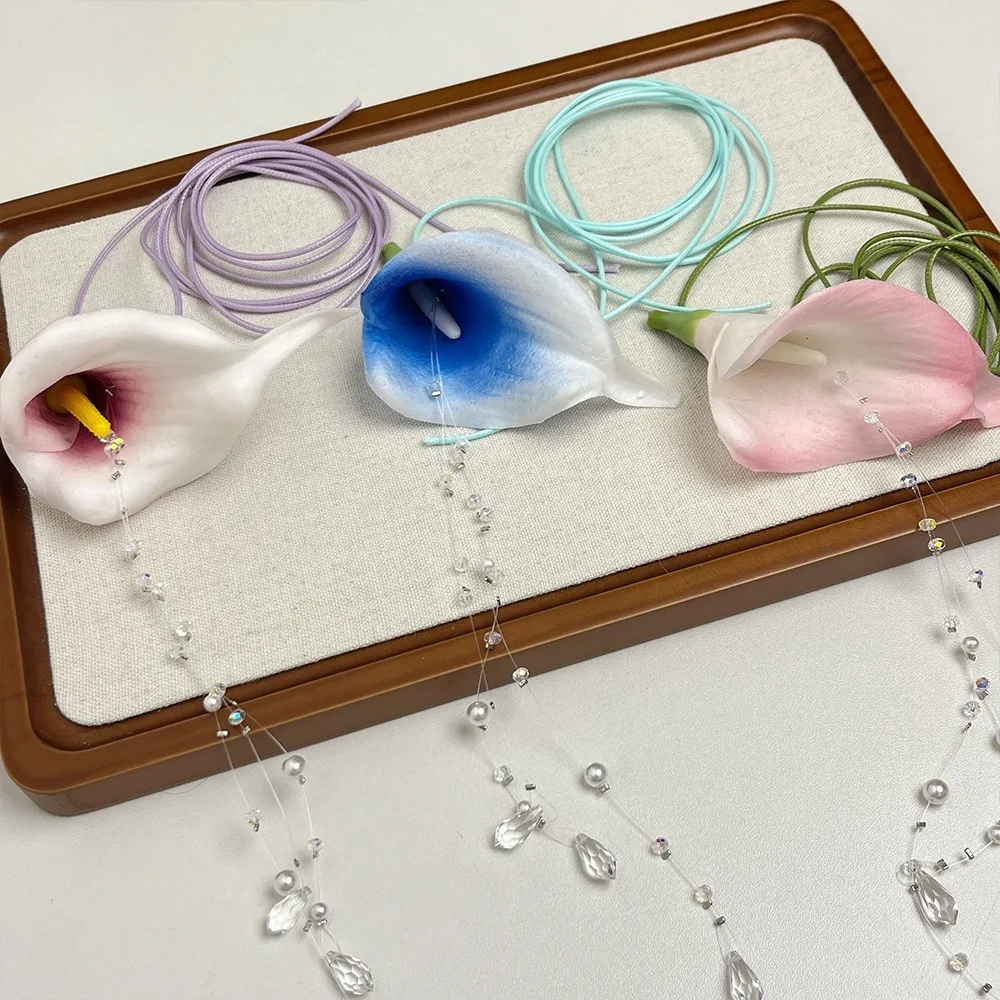 Mode Übertrieben Calla Lilie P – Pearl Choker Necklace Vintage Bewertung und Preis
