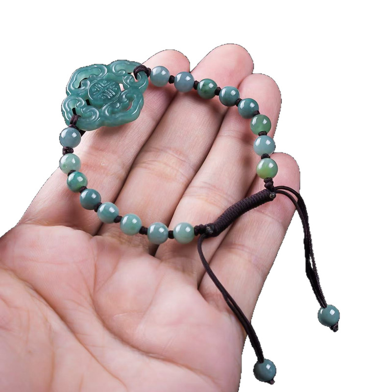 Natürliches Jadeit-Armband der – Bracelets Bewertung und Preis