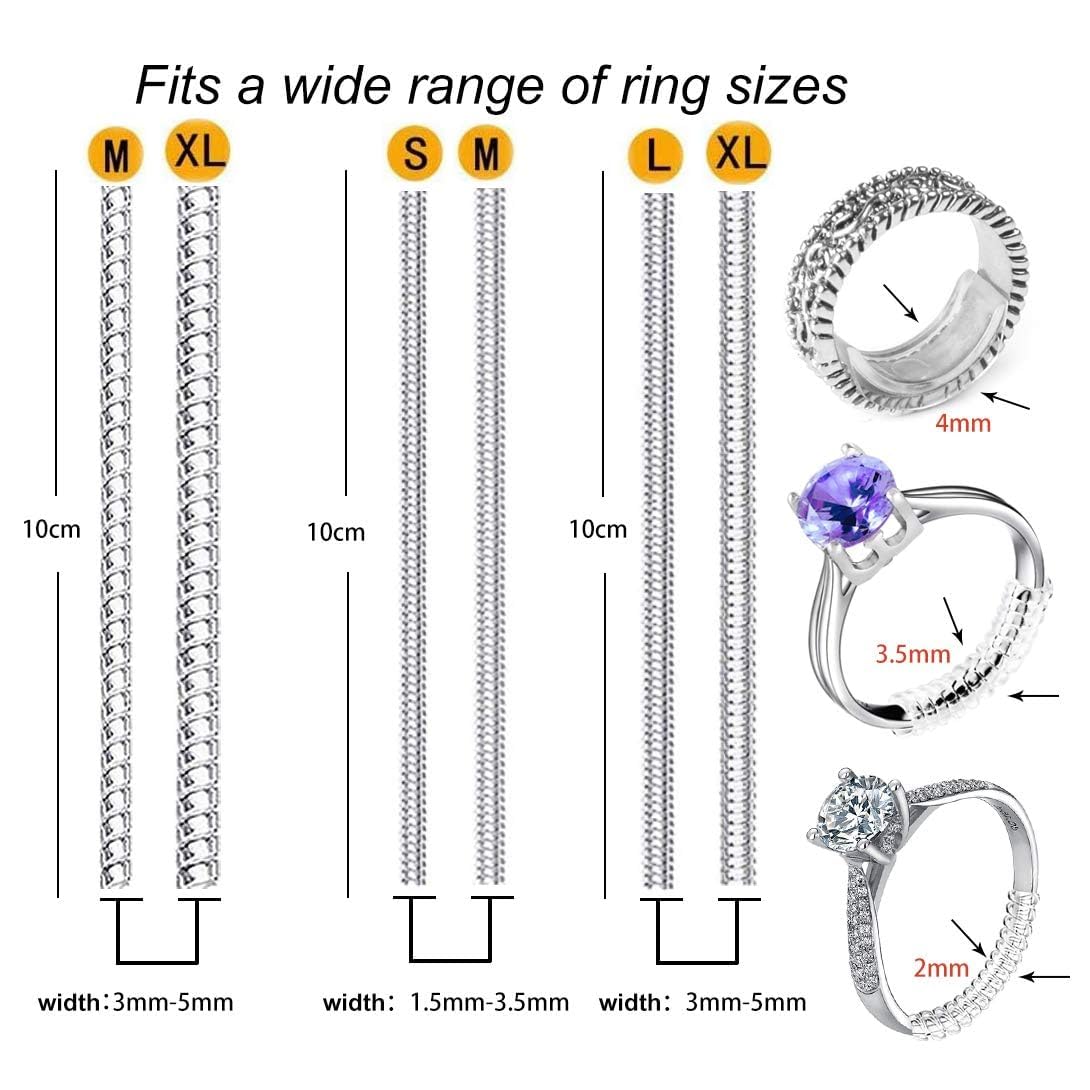 6 Stück/Set Transparente Spira – Rings Bewertung und Preis