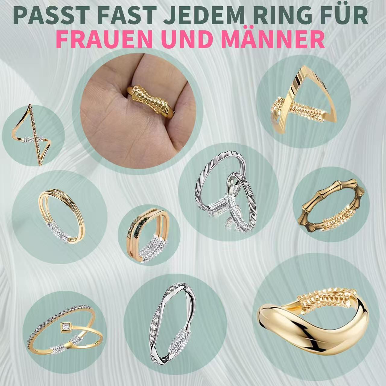6 Stück/Set Transparente Spira – Rings Bewertung und Preis