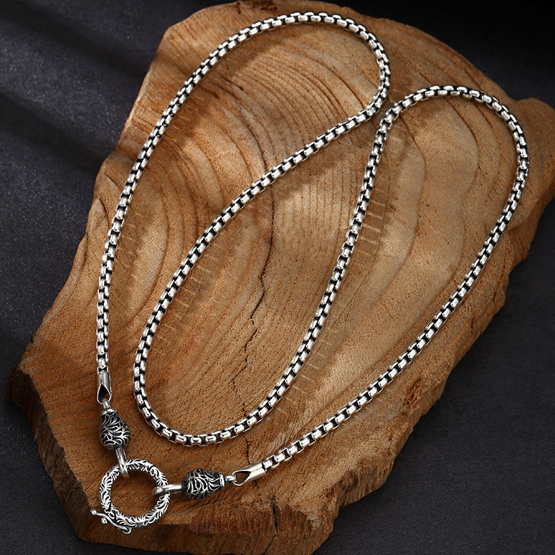 OUYADI 925 Sterling Silber Ret – 925 Sterling Silver Chain Necklace Men Bewertung und Preis