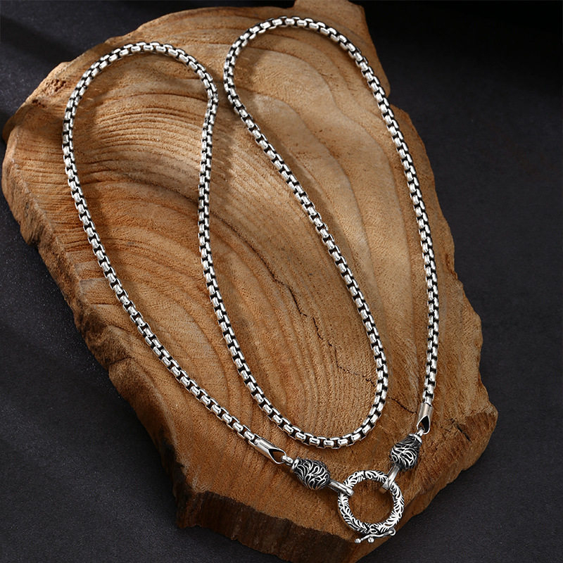 OUYADI 925 Sterling Silber Ret – 925 Sterling Silver Chain Necklace Men Bewertung und Preis