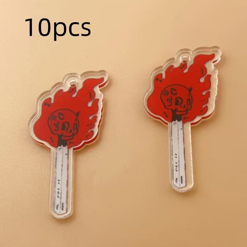 10 Stück Acryl-Totenkopf-Anhän – Earrings Bewertung und Preis