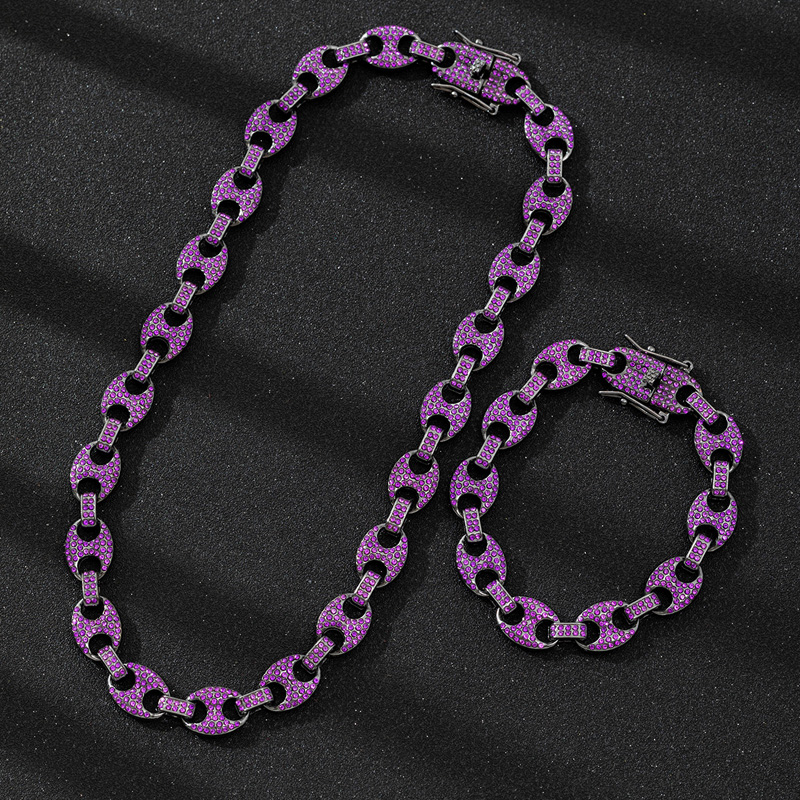 Männer Frauen HipHop 12mm Schw – Cuban Link Chain 12Mm Bewertung und Preis