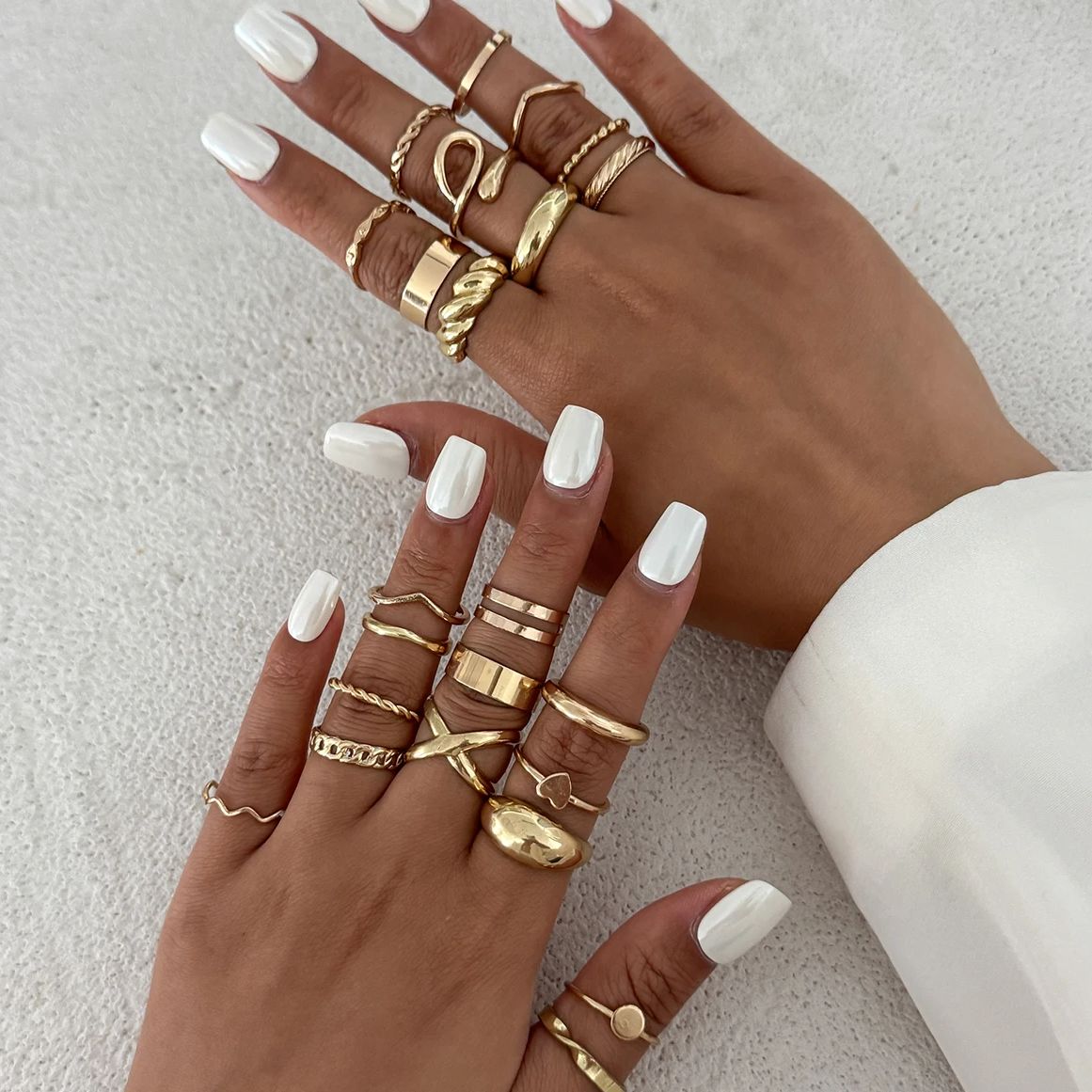 KunJoe 24 Teile/satz Trendy Un – Vintage Punk Knuckle Rings Set Bewertung und Preis