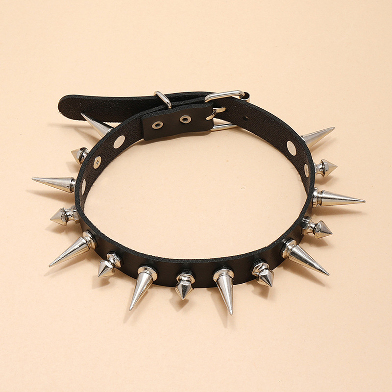 Punk Long Spike Choker Kunstle – Goth Punk Spike Choker Bewertung und Preis