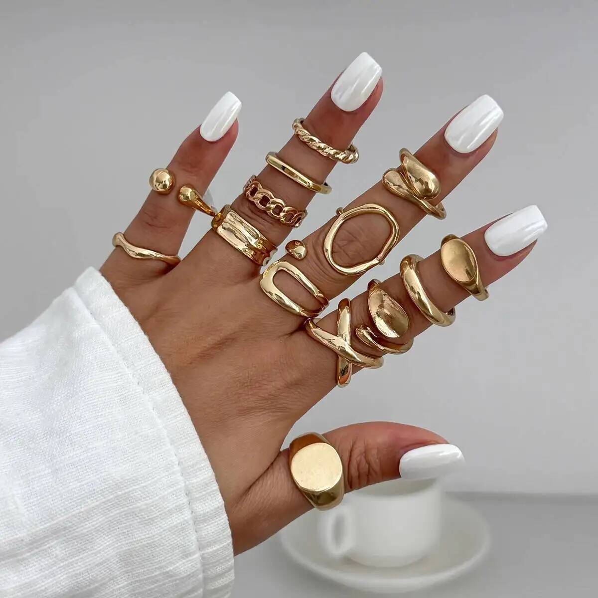 IngeSight.Z 14 Teile/satz Hip  – Vintage Punk Knuckle Rings Set Bewertung und Preis