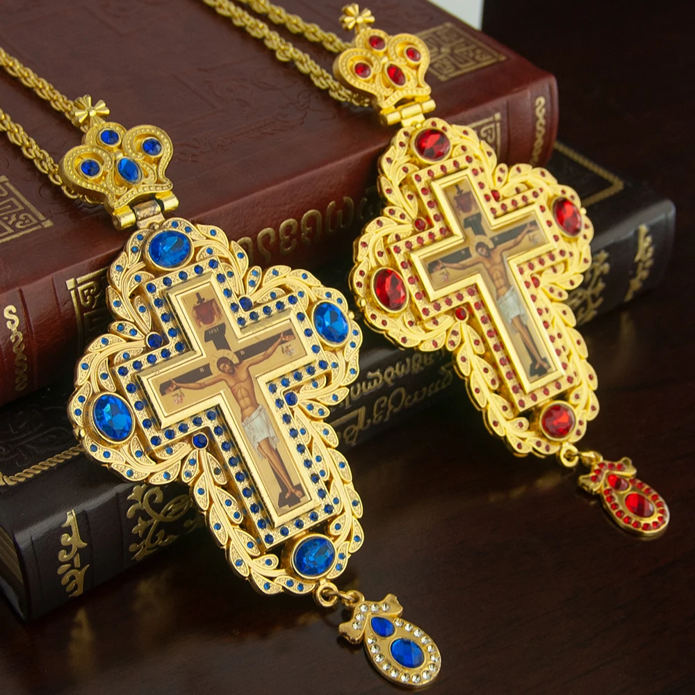 HTISOK Orthodoxer Bischof Brus – Cross Pendant Necklace Gold Bewertung und Preis