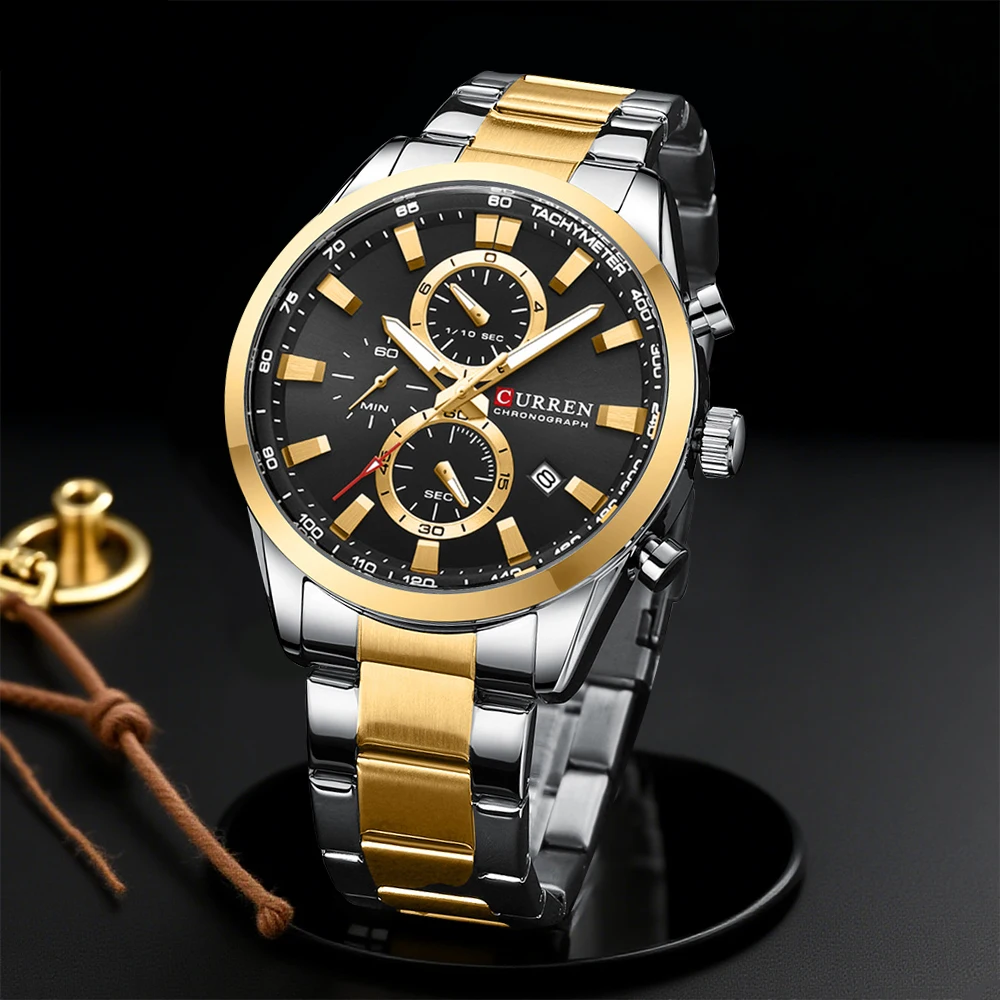 CURREN Casual Quarz Chrono Spo – Watch Accessories Bewertung und Preis