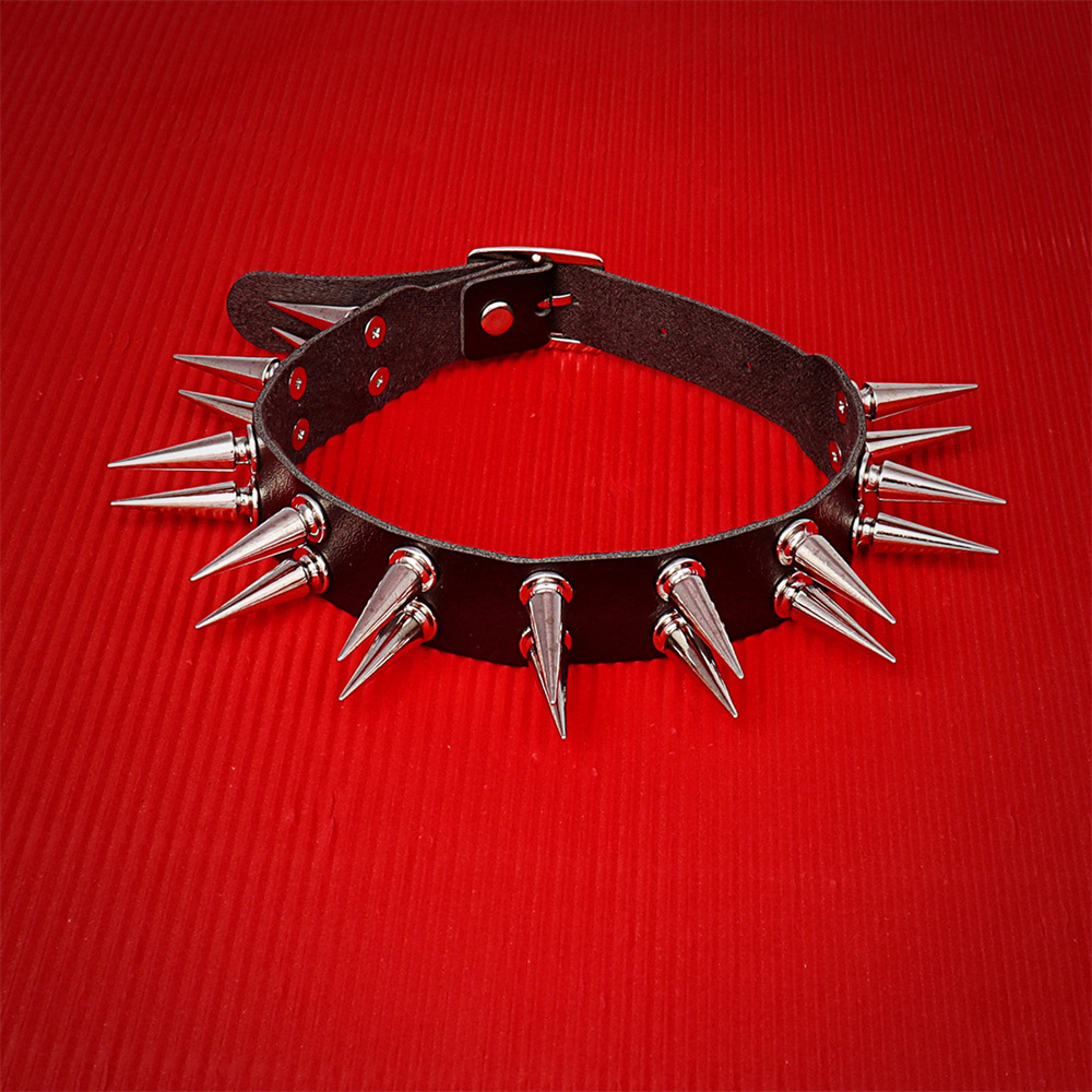 Lange Spike Choker Kragen Für  – Goth Punk Spike Choker Bewertung und Preis