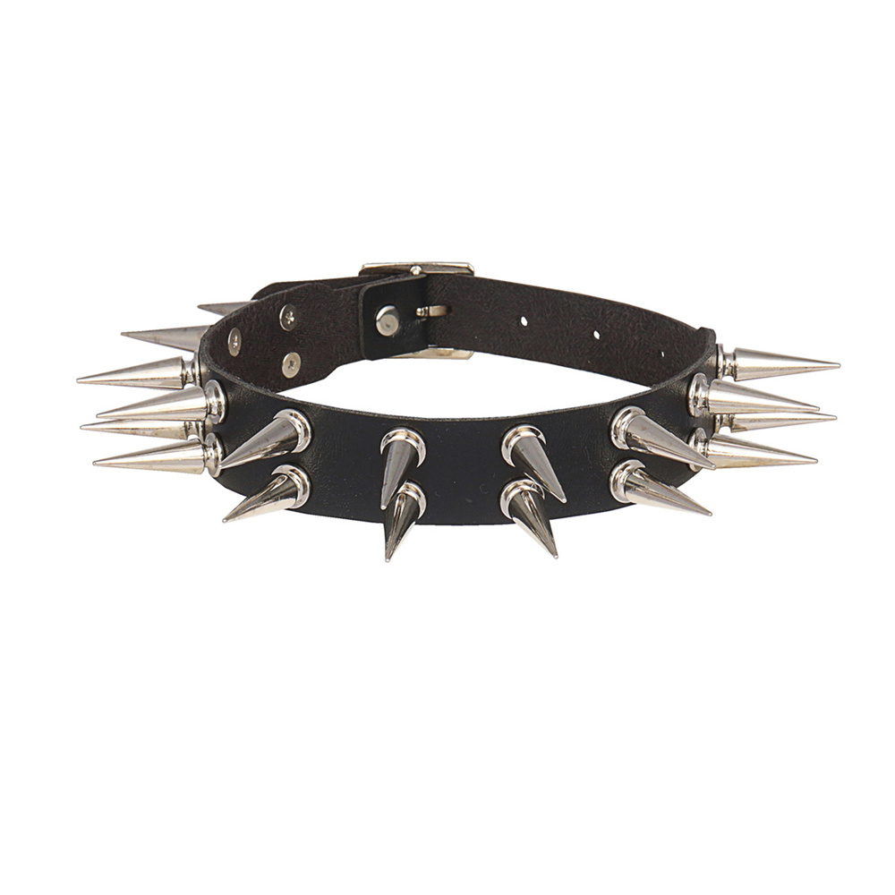 Lange Spike Choker Kragen Für  – Goth Punk Spike Choker Bewertung und Preis