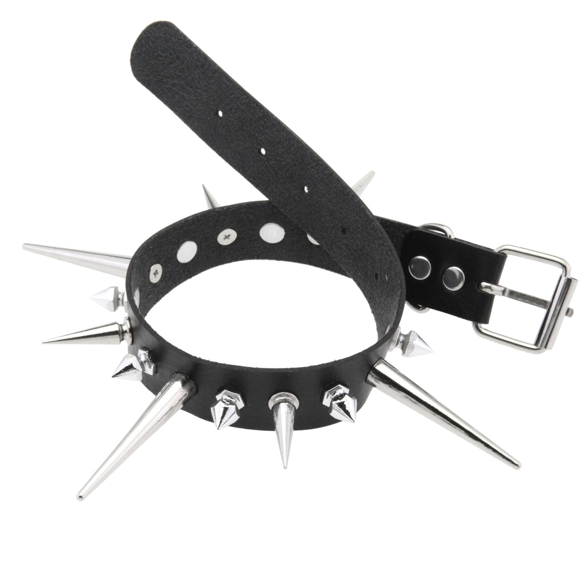 Kmvexo punk lange spike choker – Goth Punk Spike Choker Bewertung und Preis