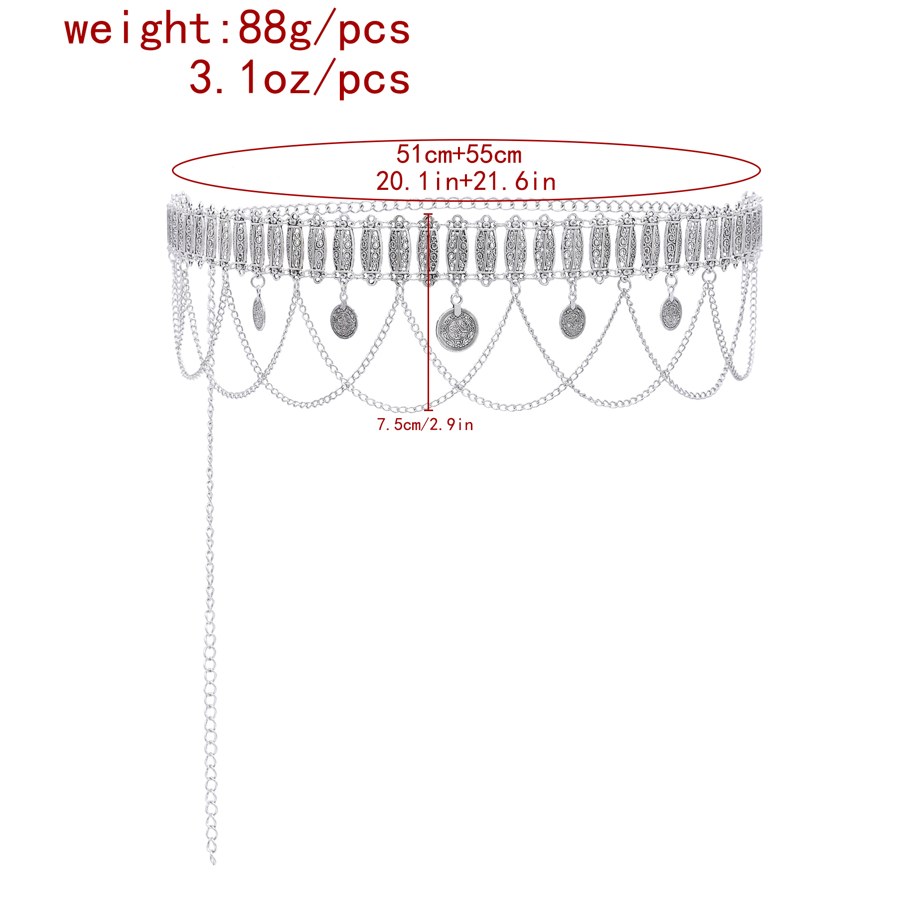 Nische Retro Design Silber Ges – Body Jewelry Bewertung und Preis