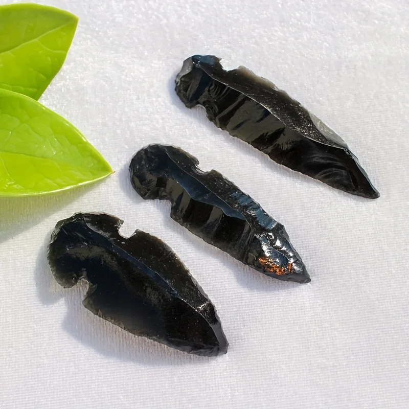 1-Obsidian-Pfeil-Anhänger – ha – Crystal Pendant Necklace Natural Stone Bewertung und Preis